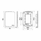 Placa Cega Com Suporte Margirius B3 Colors 4x2 Argila