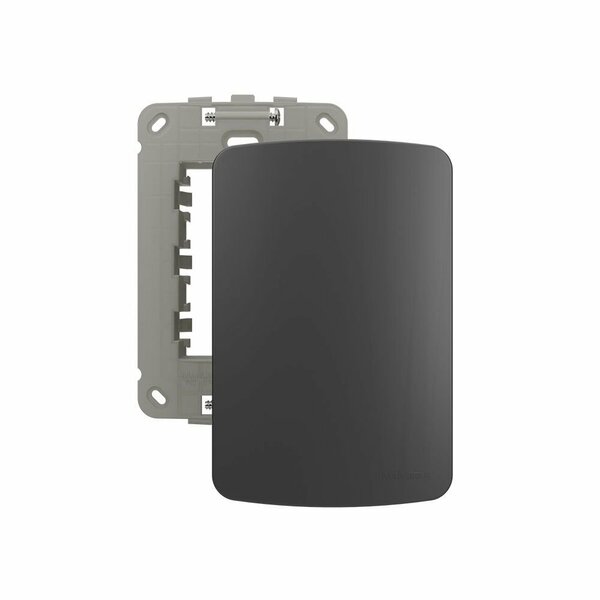 Placa Cega Com Suporte Margirius B3 Colors 4x2 Grafite