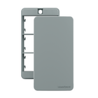 Placa Cega para Condulete 1"com Suporte Cinza Margirius