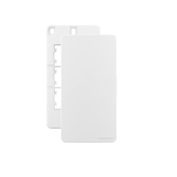Placa Cega para Condulete 3/4"com Suporte Branco Margirius