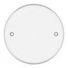 Placa Cega Redonda 4 Branco