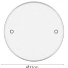 Placa Cega Redonda 4 Branco