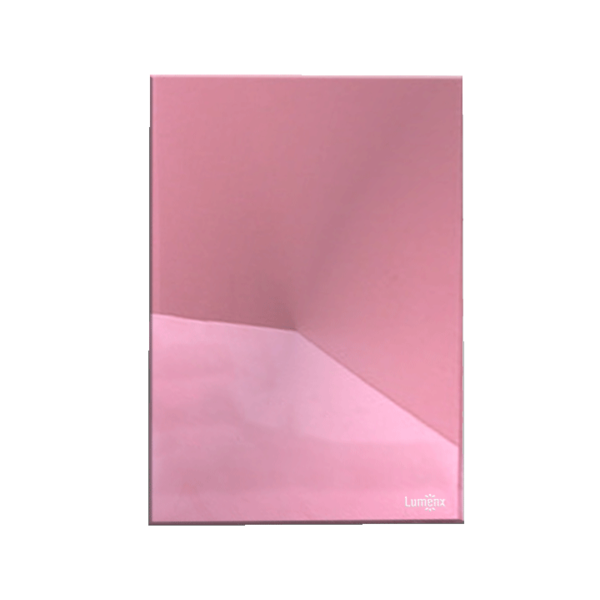 Placa Cega Tok Glass Rosa 4x2 Lumenx