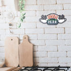 Placa Central Perk - Friends