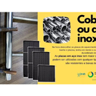 Placa Coletor Solar Banho Tubos Em Aço Inox 170x100cm Ribsol