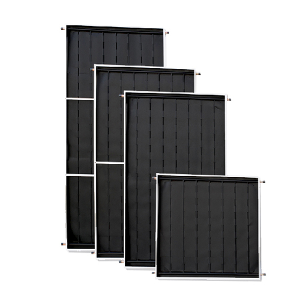 Placa Coletor Solar Banho Tubos Em Aço Inox 170x100cm Ribsol