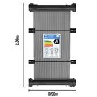 Placa Coletora Aquecedor Solar Para Piscina (2,00x0,5m) K20