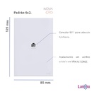 Placa Com Conector Rj 11 Glass Espelho Em Acrilico Branco