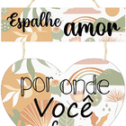 Placa Com Corda Coração Espalhe Amor