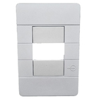 Placa com Suporte 4x2 1 Módulo Branco Ritz Dicompel