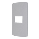 Placa com Suporte 4x2 1 Módulo(s) Alumínio S30 Simon