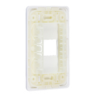 Placa com Suporte 4x2 1 Módulo(s) Branco S19 Simon