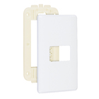 Placa com Suporte 4x2 1 Módulo(s) Branco S19 Simon