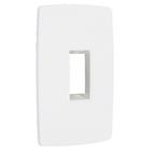 Placa com Suporte 4x2 1 Módulo(s) Branco S30 Simon