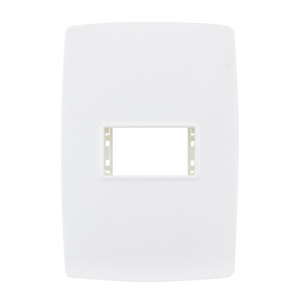 Placa com Suporte 4x2 1 Módulo(s) Branco S30 Simon