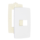 Placa com Suporte 4x2 1 Módulo(s) Branco S30 Simon