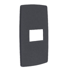 Placa com Suporte 4x2 1 Módulo(s) Grafite Metalizado S30 Simon