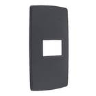 Placa com Suporte 4x2 1 Módulo(s) Grafite S30 Simon