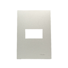 Placa com Suporte 4x2 1 Módulo Titanium Madrid Lexman