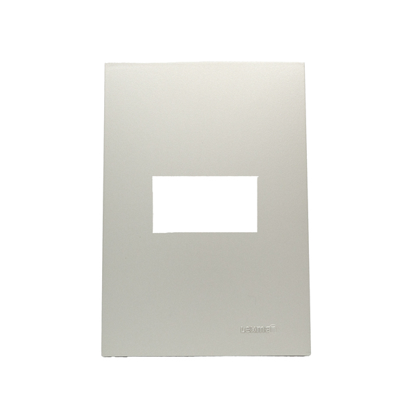 Placa com Suporte 4x2 1 Módulo Titanium Madrid Lexman