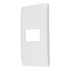 Placa com suporte 4X2 1Módulo Branco Habitat Fame