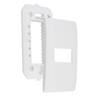 Placa com suporte 4X2 1Módulo Branco Habitat Fame