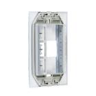 Placa com Suporte 4x2 1Módulo Branco Impéria Iriel