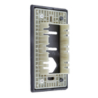 Placa com Suporte 4X2 2 Interruptores + 1 Tomada Grafite Novara