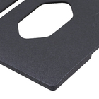 Placa com Suporte 4X2 2 Interruptores + 1 Tomada Grafite Novara