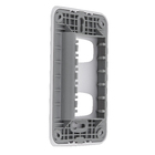 Placa com Suporte 4x2 2Módulos Branco Gracia Alumbra