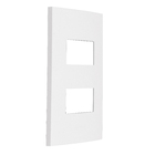 Placa com Suporte 4x2 2Módulos Branco InovaPro Alumbra