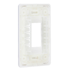 Placa com Suporte 4x2 2Módulos Branco S19 Simon
