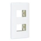 Placa com Suporte 4x2 2Módulos Branco S19 Simon