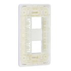 Placa com Suporte 4x2 2Módulos Branco S19 Simon