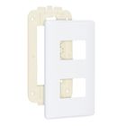 Placa com Suporte 4x2 2Módulos Branco S19 Simon