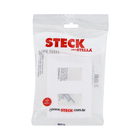 Placa com Suporte 4x2 2Módulos Branco Stella Steck