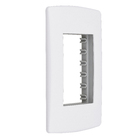 Placa com Suporte 4x2 3Módulos Branco BiancoPró Alumbra