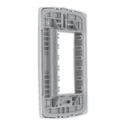 Placa com Suporte 4x2 3Módulos Branco BiancoPró Alumbra