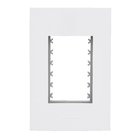 Placa com Suporte 4x2 3Módulos Branco InovaPro Alumbra