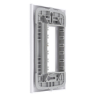 Placa com Suporte 4x2 3Módulos Branco InovaPro Alumbra