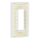 Placa com Suporte 4x2 3Módulos Branco S19 Simon