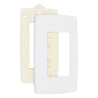 Placa com Suporte 4x2 3Módulos Branco S30 Simon