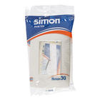 Placa com Suporte 4x2 3Módulos Champagne S30 Simon