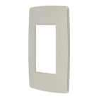 Placa com Suporte 4x2 3Módulos Champagne S30 Simon