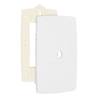 Placa com Suporte 4x2 com Furo Branco S30 Simon