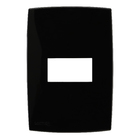 Placa com Suporte 4x2 Preto Lille Color Lexman