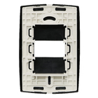 Placa com Suporte 4x2 Preto Lille Color Lexman