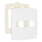 Placa com Suporte 4x4 2Módulos Branco S30 Simon