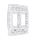 Placa com Suporte 4x4 4Módulos Branco Lille Lexman