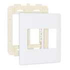 Placa com Suporte 4x4 4Módulos Branco S19 Simon